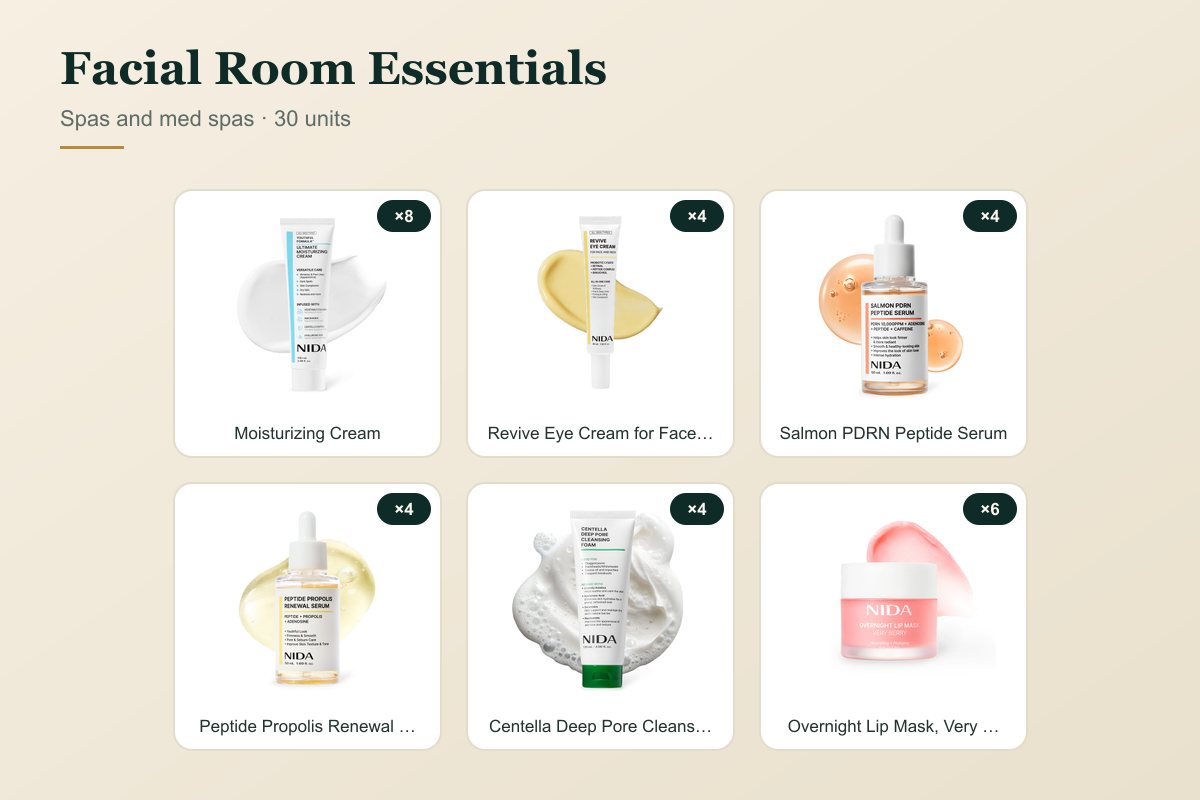 Facial Room Essentials